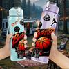 1 PZ Giocatore di Pallacanestro Dinamico Sportivo Pop Art 750ml Colore Plastica Borraccia Sportiva Anti-perdita Tappo a Flip con Cannuccia Adatto per Sport Ufficio Uso Domestico