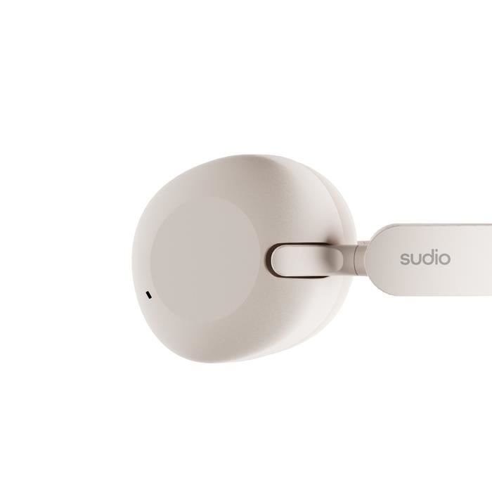 Casque audio - sudio - k2 - blanc - usb-c - 60 h autonomie - réduction de bruit active