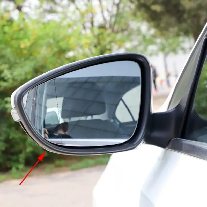 For VW Passat B7 Jetta Bettle CC Scirocco 2012-2016 Car Rearview Mirror Rain Eyebrow Protector Cover Frame Mirror Replacement