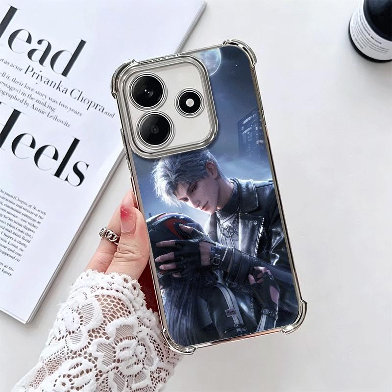 

Love And Deepspace Sylus Soft Phone Case For Xiaomi Redmi Note 14 15 Pro Plus 13 12 11S 11T 5G 10 9S 9 Plating Anti-Fall Fundas Redmi Note 12 5G