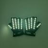 LED Wolverine Gloves & Tricolor Luminous Arc Glasses for Stage and Bar Performances