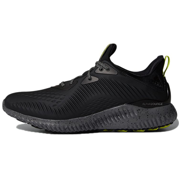 

Adidas Alphabounce Core Black Semi Solar Yellow Мужские кроссовки BW1223