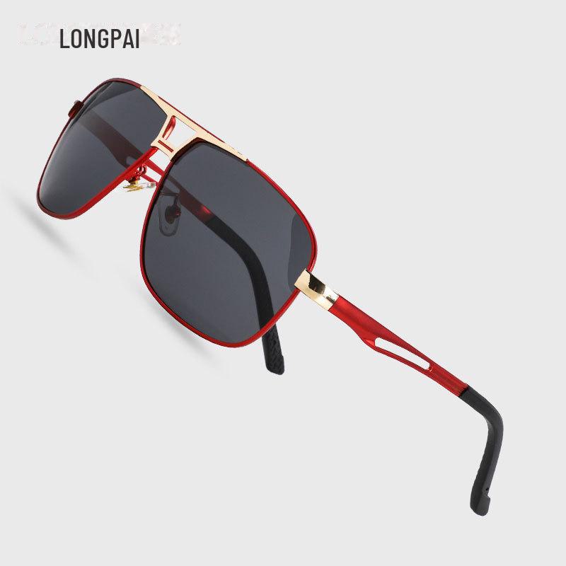 Men's Day-Night Dual-Use Polarized Sunglasses: Color-Changing, Trendy Driving Glasses.