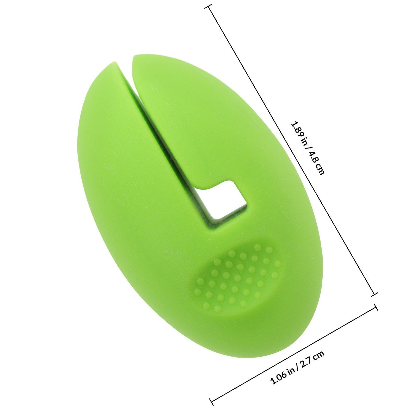 Heat Resistant Silicone Thermometer Pot Clip Versatile Bracket for Cooking Grilling Candy Making Food Safety Accurate Temp светло-зеленый