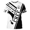 Chef Uniform Pattern T Shirt For Men Chef's Knife 3D Printed Tees Summer Harajuku Short Sleeve Loose Street Tops Sport T-shirts