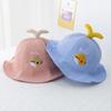 Cartoon Embroidery Baby Bucket Hats Cute Breathable Soft Cotton Newborn Fisherman Cap Casual Travel Infant Boy Girl Sun Hat