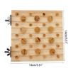 Bird Toy Parrot Pecking Toy Birdcages Block Grinding Foraging Cork Toy Small Medium Bird Cage Wood Puzzle for Conures