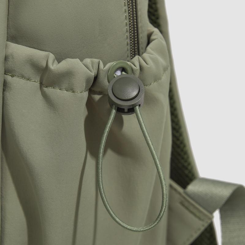 Minimalist Nylon Backpack for Women – Lightweight & Water-Resistant Design with Front Flap and Side Pockets, Perfect for Daily Use