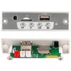 DIY Bluetooth Speaker Box Kit Small Electronic Sound Amplifier Transparent Case Set(12 Channels Spectrum Bluetooth
