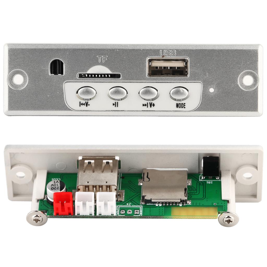 DIY Bluetooth Speaker Box Kit Small Electronic Sound Amplifier Transparent Case Set(12 Channels Spectrum Bluetooth