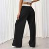 Women's Casual Sports Multi-pocket High Waist Sweatpants Loose Fashion Trousers