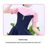 Korean Style Solid Color Children's Skirt One-Piece Swimsuit - Customizable