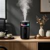 High Mist Output USB Humidifier with Long Battery Life, Quiet Air Purifier & Aroma Diffuser, Desktop Hydrator for Dorm