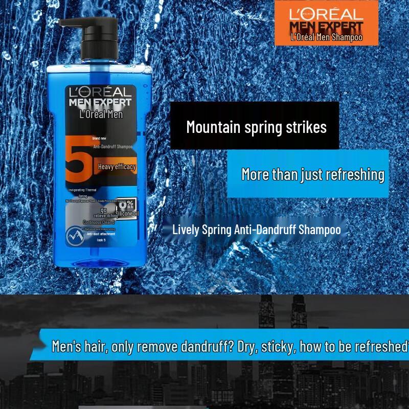 L Oreal Men s Hydra Energetic Anti-Dandruff Shampoo