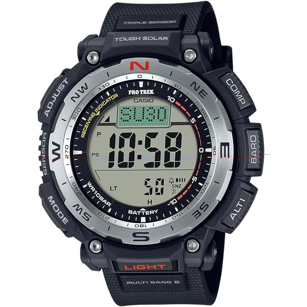 

[Casio] Pro Trek Watch [Domestic Genuine] Climber Line Radio Wave Solar Biomass Plastic PRW-3400-...