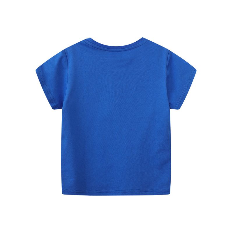 New Arrival Boy's Short-Sleeved T-shirt 2025 New Arrival Kids Summer Clothes T-shirt Children Luminous Dinosaur T-shirt Bottoming Shirt