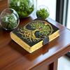 Tree of Life Leather Grimoire Journal:  Book of Shadows