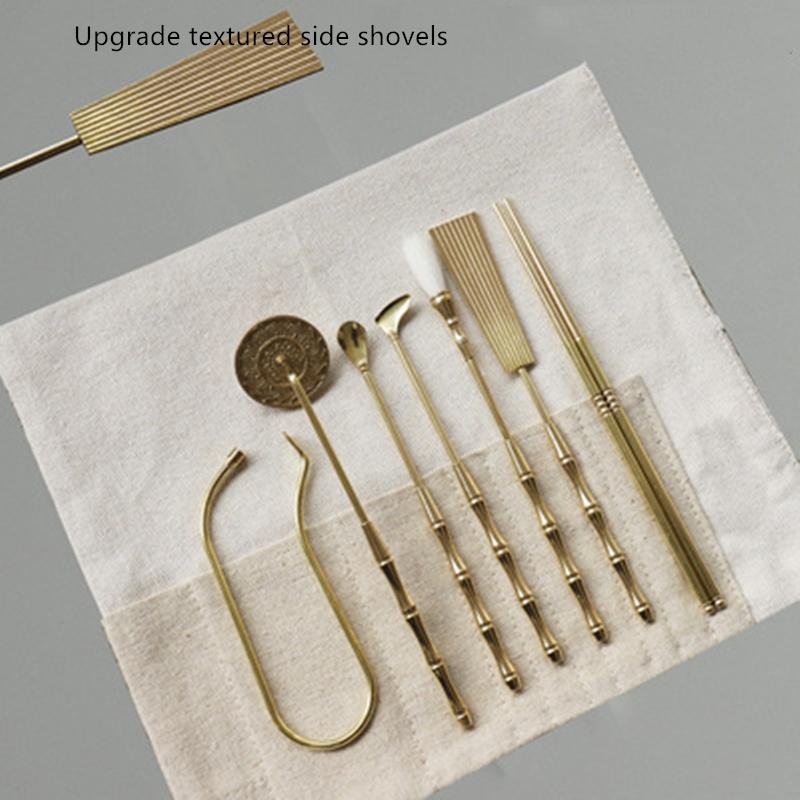 Pure Copper Incense Road Set DIY Manual Introductory Touch Tuo Incense Powder Incense Seal Printing Incense Road Supplies Tool