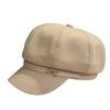 New British Retro Style Autumn and Winter Thickened Woolen Octagonal Hat Women's Personalized Beret Fashion Newsboy Hat Painter Hat