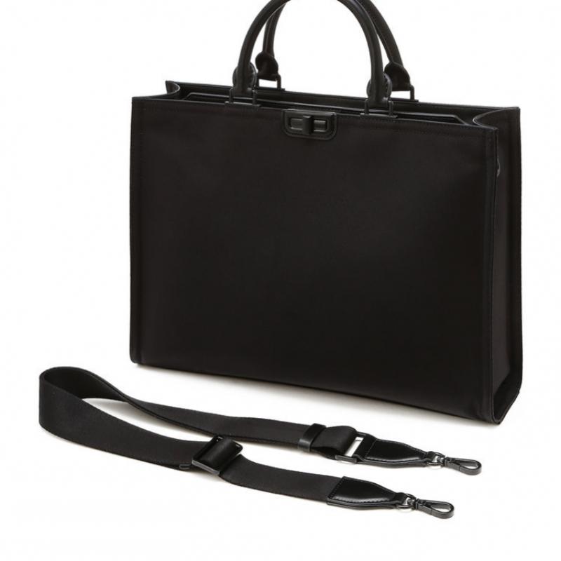 Daks Black Nylon Document Bag Dbba6e029bk