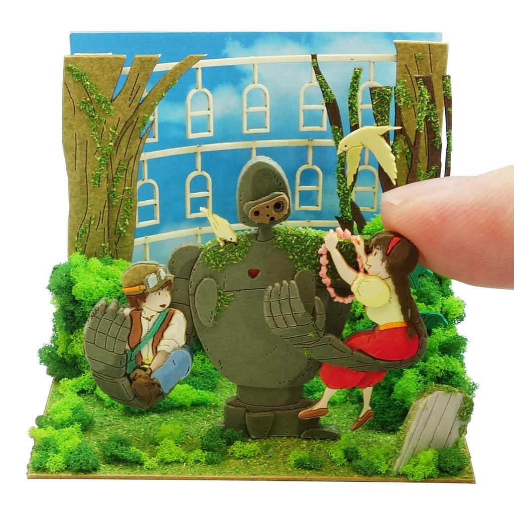 Sankei Studio Ghibli Mini Castle in the Sky Giant Tree Forest Paper Craft Laputa MP07-135