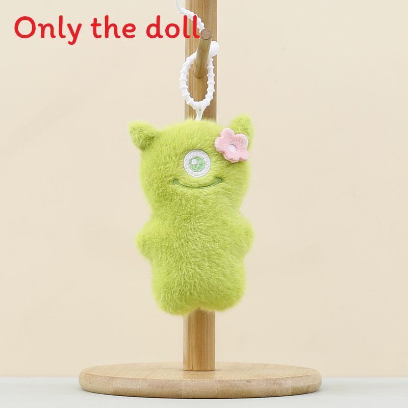 Plush Animal Keychain With Straw Bear And Capybara Designs For Kids And Gift Enthusiasts