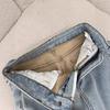 Women's Light-Colored Plush Thickened High-Waisted Flare Jeans - Winter 2026 Slimming Elastic Bell-Bottoms