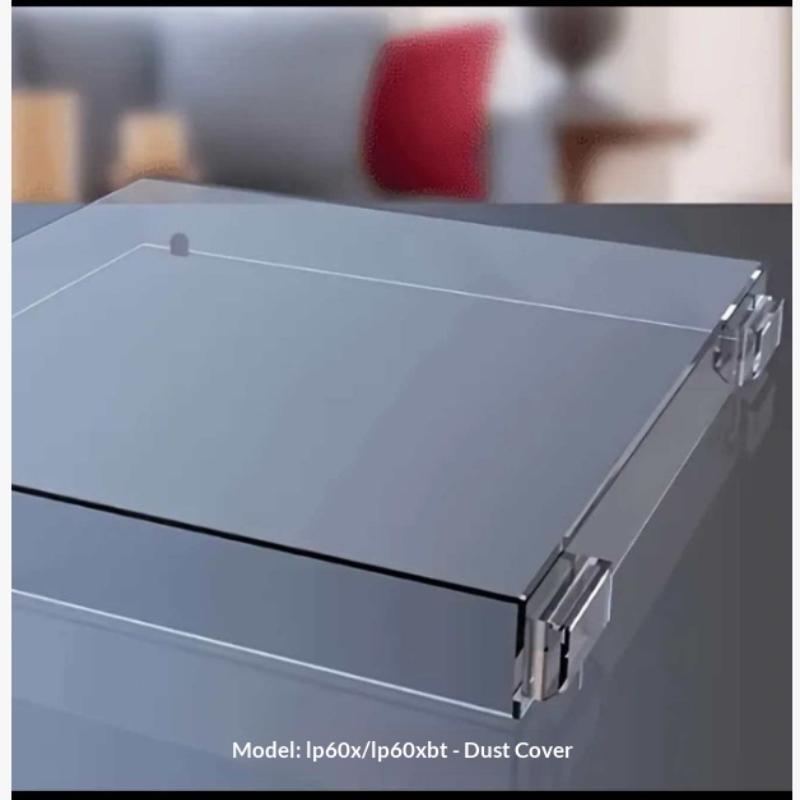 Acrylic Turntable Dust Cover Replacement Waterproof Anti-dust Protective Cover Fit for AT LP120XUSB BK Home Record Player