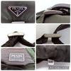 PRADA Tessuto Nylon Shoulder Messenger Bag Crossbody Khaki Dark Green Triangle Logo Plate