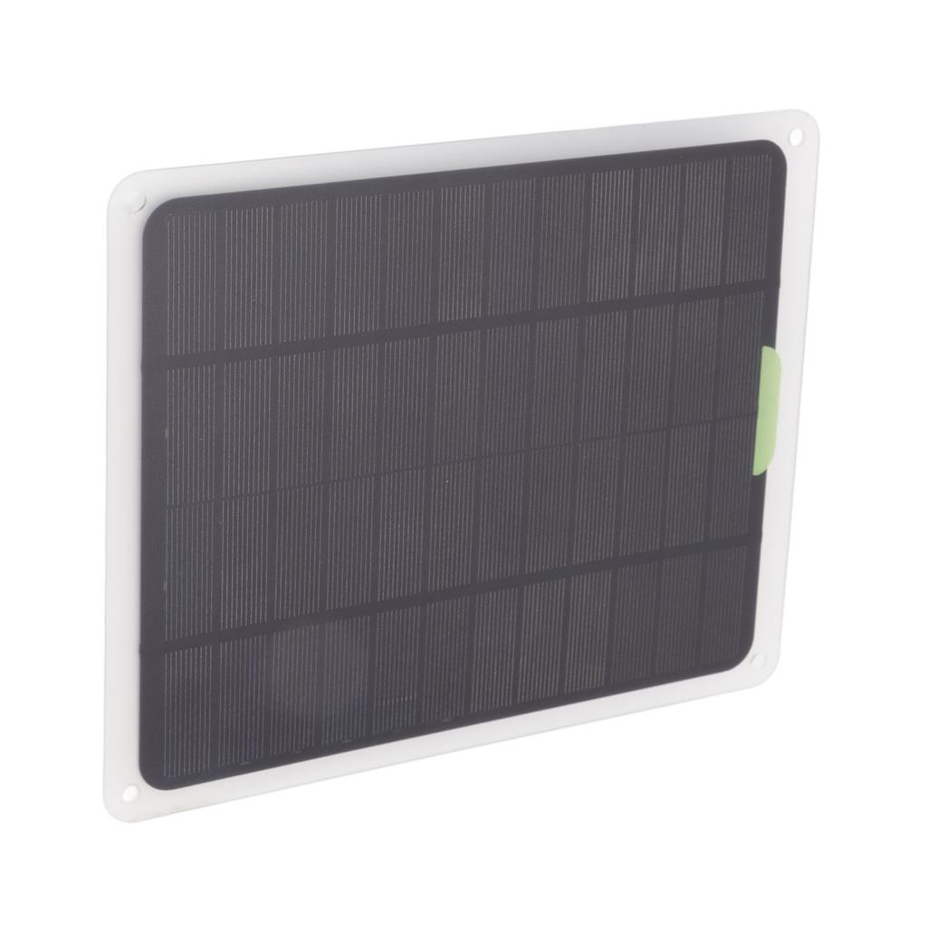 Solar Power Panel 10W Type C Dual USB Output Solar Charging Panel DC12V for Outdoor Work Travel