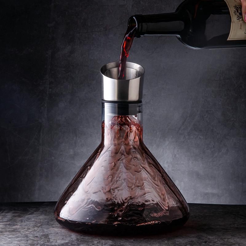 High-End Wine Separator Luxury Red Wine Decanter Transparent Nordic Wine Dispenser Multiple Capacity Decanter Drinking Utensils