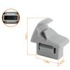 2pcs Grey Sun Visor Retainer Clip Holder MR654343 Sun Visor Hook Clip Bracket Replacement For Mitsubishi Lancer 2006-2017