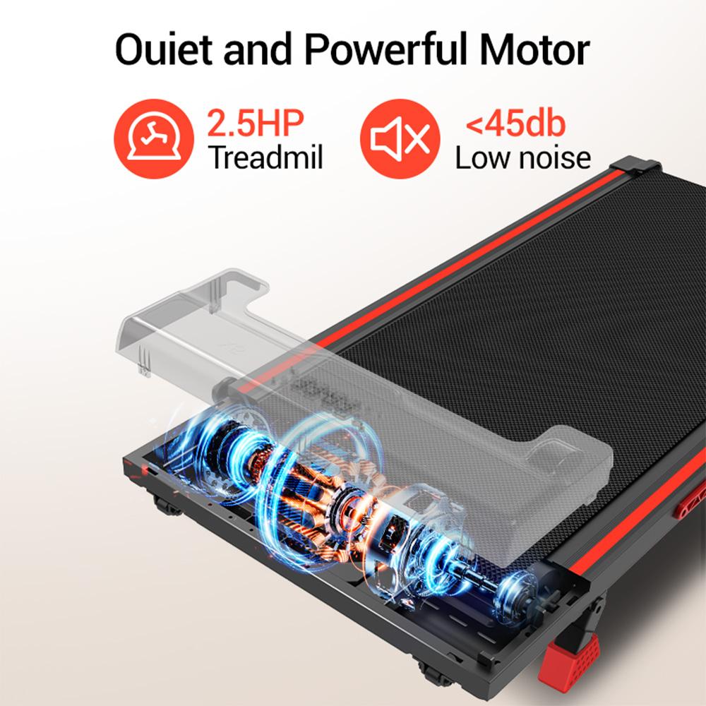 ROBORE X5 Walking Pad with 16% Incline, Triple Shock Absorption, Quiet 2.5HP Brushless Motor, 10km/h Speed