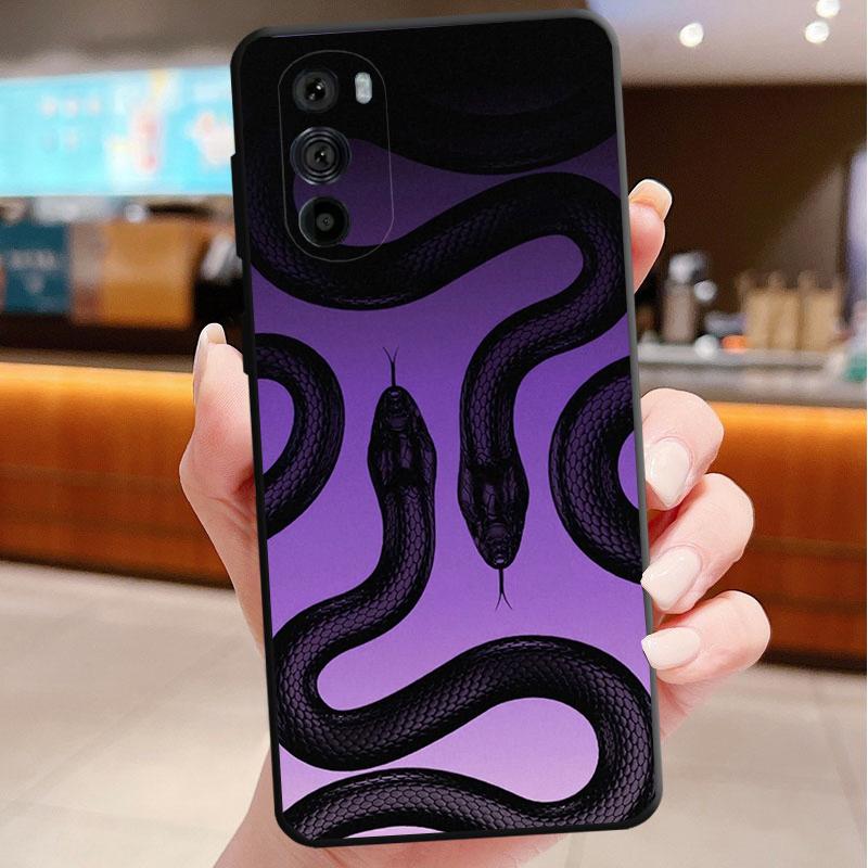 

Snake Art Funda Phone Case For Motorola Edge 50 40 Pro 60 50 40 30 Ultra Neo Fusion Moto G Play G Stylus G Power G Moto Edge 40