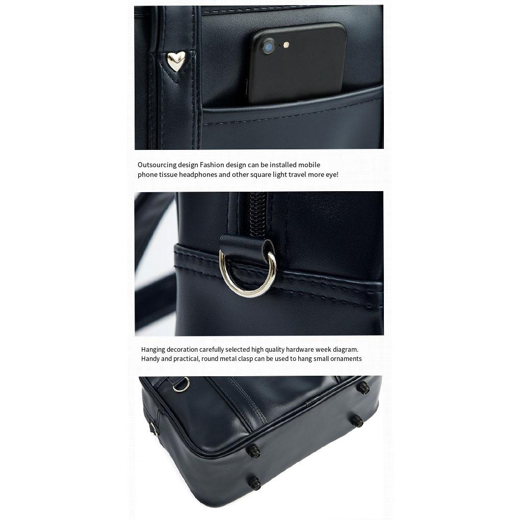 Japanische PU-Leder Umhängetasche für Schule und Alltag Japanische lässige PU-Umhängetasche Arbeit