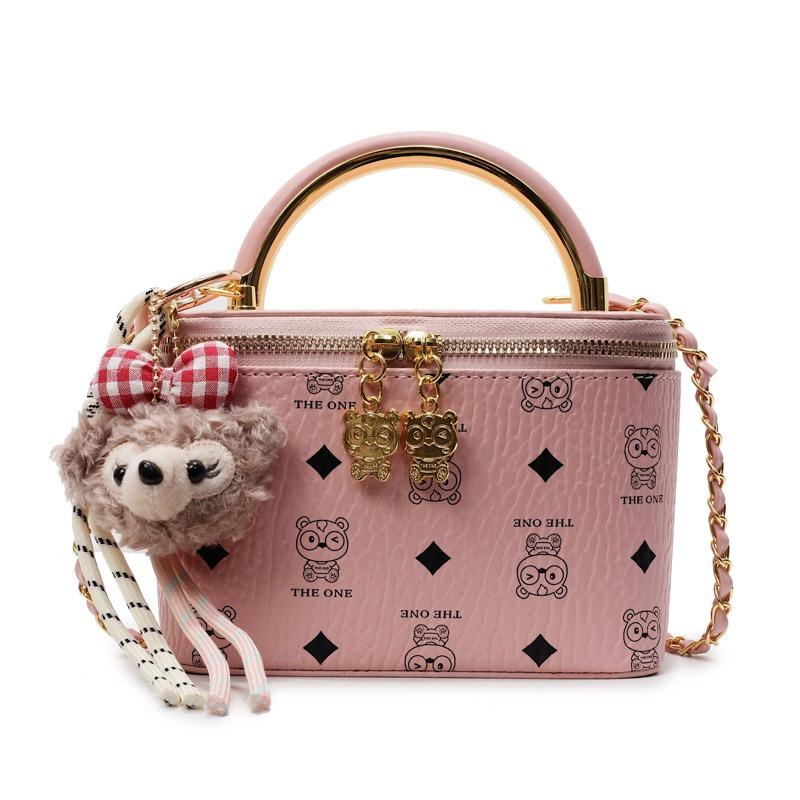 Premium kontrastfarbene Tasche Damen neue vielseitige Ketten-Umhängetasche Sommer tragbare Box kleine quadratische Tasche