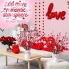 Artificial Flowers Handmade Valentine's Plastic Love Combination Outdoor Arch Wedding Bridal Bouquet Home Room Diy Gifts Hotsale