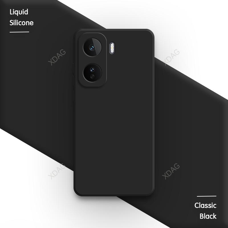 Candy Color Liquid Silicone Phone Case for vivo iQOO Neo11 Neo 11 5G China Soft Original High Quality Straight Edge Bumper Cover