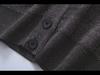 Men's Spring and Autumn Plus Velvet Cardigan Sweater for Middle-Aged and Elderly