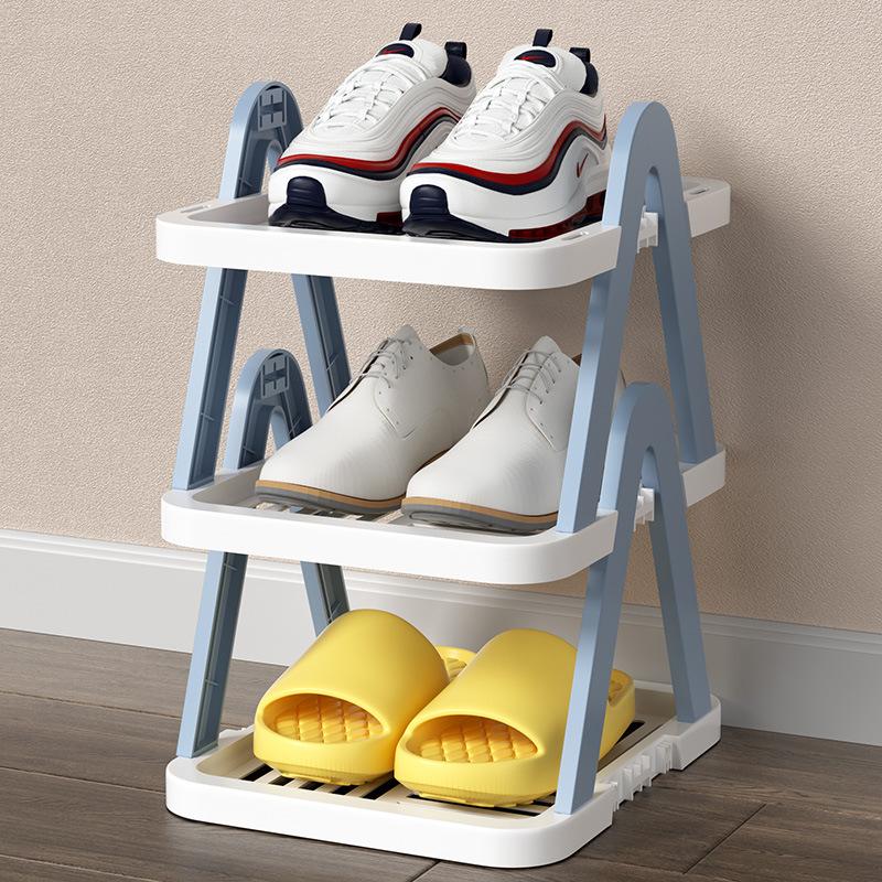 Simple Shoe Shelf Multi-layer Home Door Space Saving Mobile Shoe Cabinet Multi-functional Desktop Storage Display Shelves