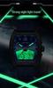 SANDA Men's Waterproof Luminous Sports Watch - Countdown & Multifunctional Barrel-Shaped Electronic Watch with Large Dial