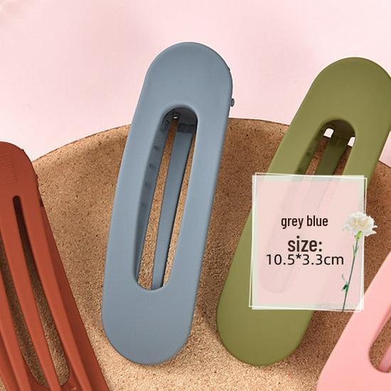 Morandi Large Hairpin: Korean Duckbill Claw Clip for Bangs and Updos
