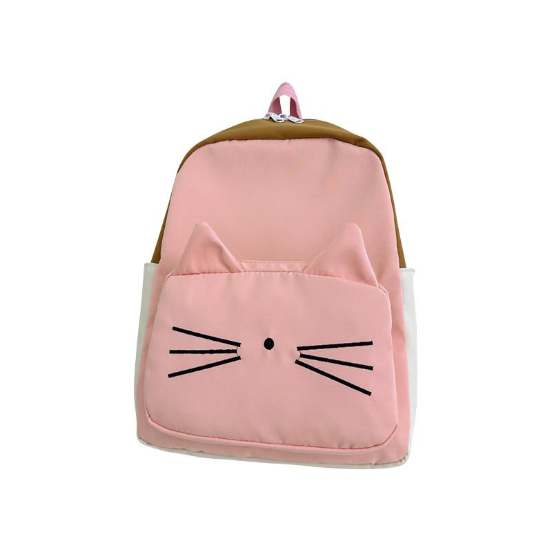 

Рюкзаки для детей с мультяшными котами, детские сумки Kawaii для девочек, мальчиков, школьный ранец для детского сада, корейская дорожная сумка для хранения вещей для малышей розовый