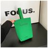 Ins Simple Handbag Thermos Cup Pouch Portable Canvas Water Bottle Cover Phone Bags Outing Carrier Coffee Cup Bag Cover