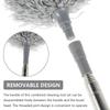 4Pcs Long Handle Microfiber Duster Brush Set Scalable Bedside Duster Brush For Sofa Bed Furniture Cars Corner Home Cleaning Tool