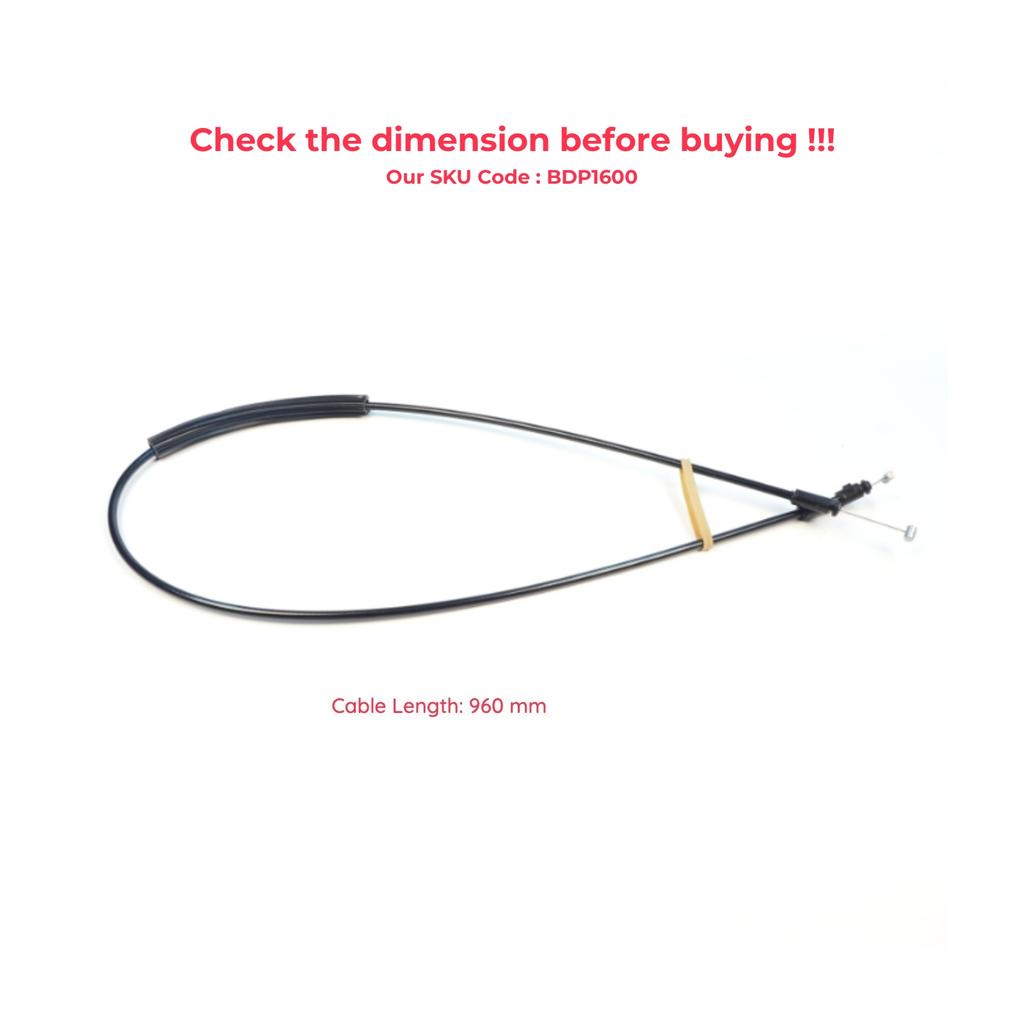 BDP1600 Heckklappe Türgriff Schloss Riegel Bowden Langes Kabel für Renault Kangoo MK1 KC Express FC Nissan Kubistar X76 7700303592