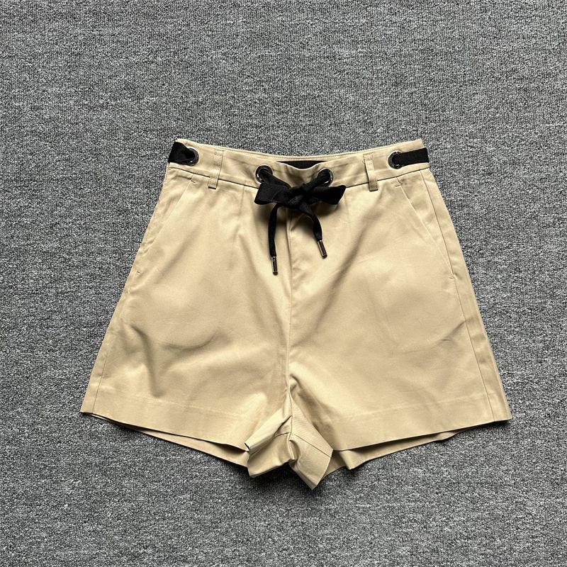 

Версия A Летние Повседневные Шорты с Широкими Штанинами из Хлопка на Шнуровке Khakis Cotton Shoelace shorts S
