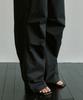 IHR Back Pleated String Pants / Black