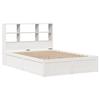 VidaXL Cadre de lit sans matelas blanc 140x190 cm bois de pin massif, lit, cadre de lit en bois massif, meuble de chambre à 3323468
