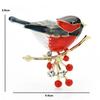 1Pcs Unisex Animal Pins Luxury Enamel Branch Bird Brooches For Women Casual Party Jewelry Accessories Gifts Decoration